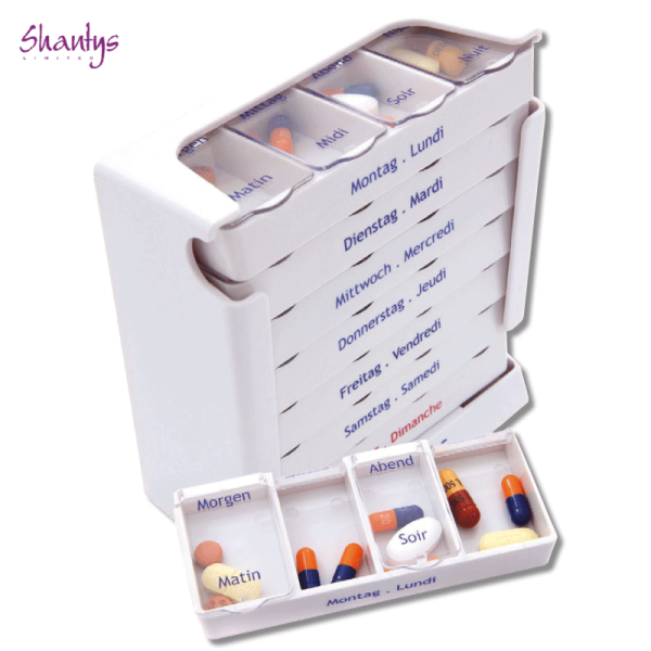 Tablettendispenser 7 Tage (kleine Fächer)